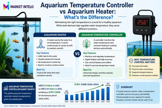 Aquarium Temperature Controller vs Aquarium Heater