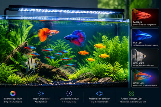 How to Make Aquarium Fish Colors Stand Out Under LED Lighting