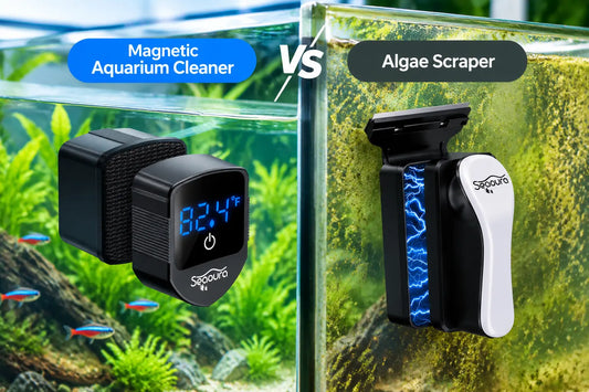Magnetic Aquarium Cleaner vs. Algae Scraper