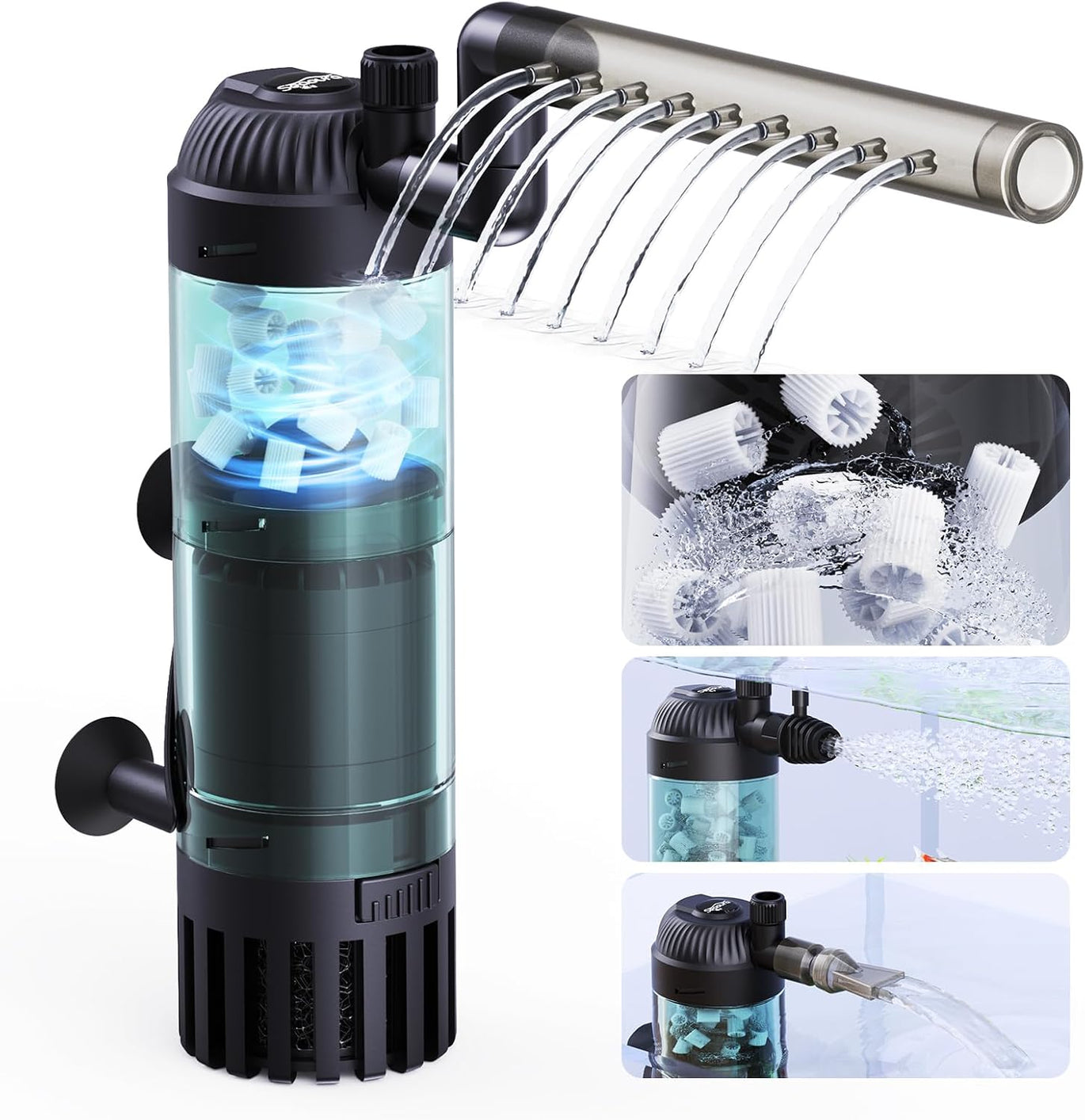 水槽用水フィルターと濾過システム – Seaoura