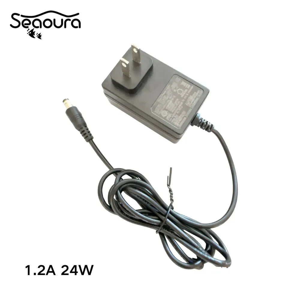 Seaoura Led Aquarium Light Power Adapter-1.2A 24W US Plug