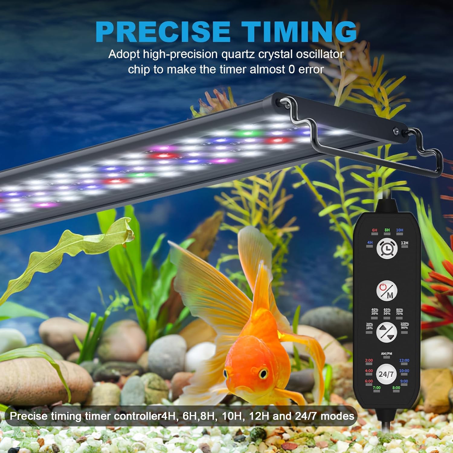 Seaoura SR-618 24/7 Mode Aluminum LED Aquarium Light