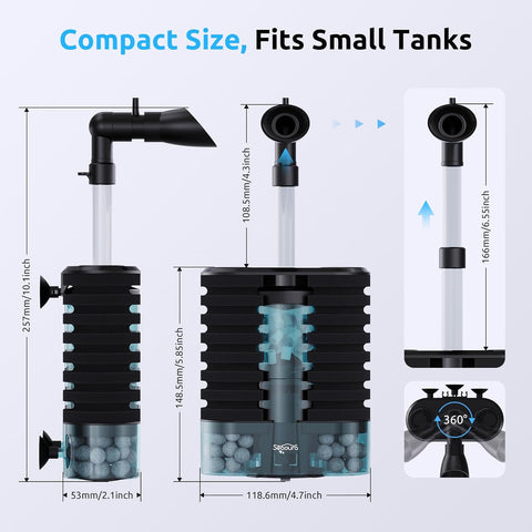 Seaoura SR-703 Fish Tank Filter