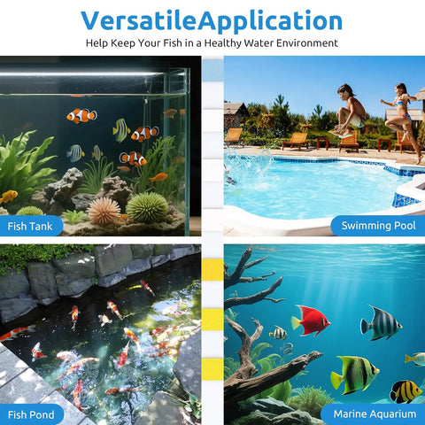 SEAOURA SR-902 7 in 1 Aquarium Water Testing Strips