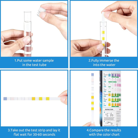 SEAOURA SR-902 7 in 1 Aquarium Water Testing Strips