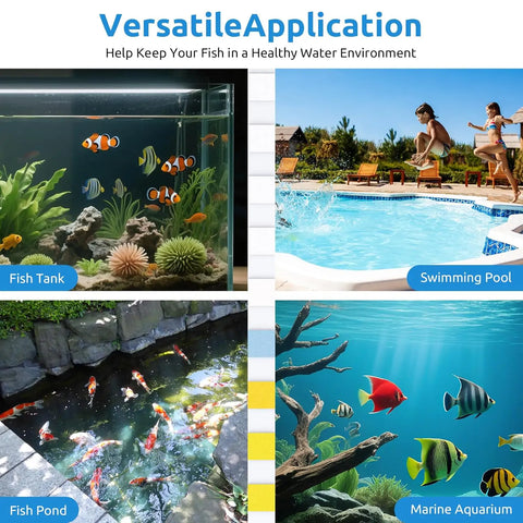 SEAOURA SR-901 9 in 1 Aquarium Water Testing Strips