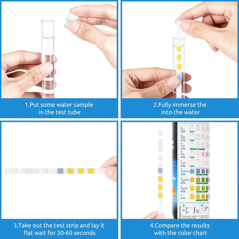 SEAOURA SR-901 9 in 1 Aquarium Water Testing Strips