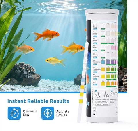 SEAOURA SR-901 9 in 1 Aquarium Water Testing Strips