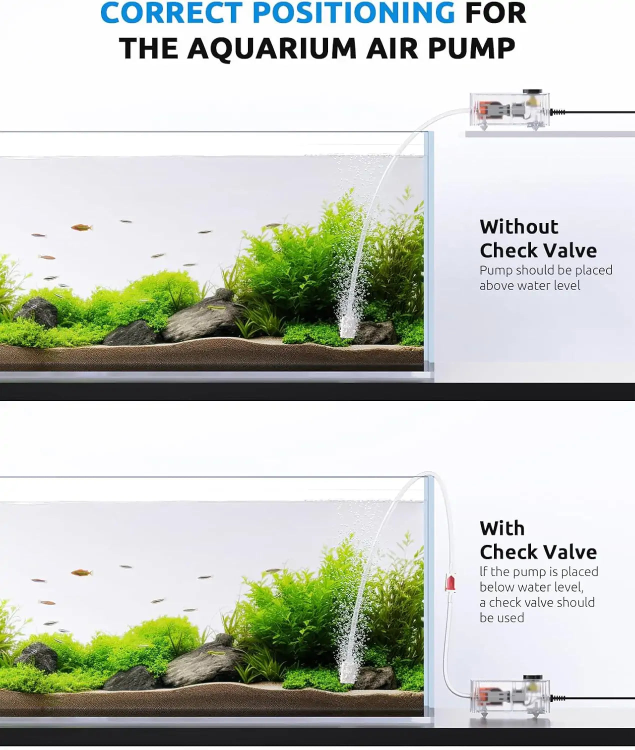 Seaoura SR-202 Aquarium Air Pump (2 outlets-3w)