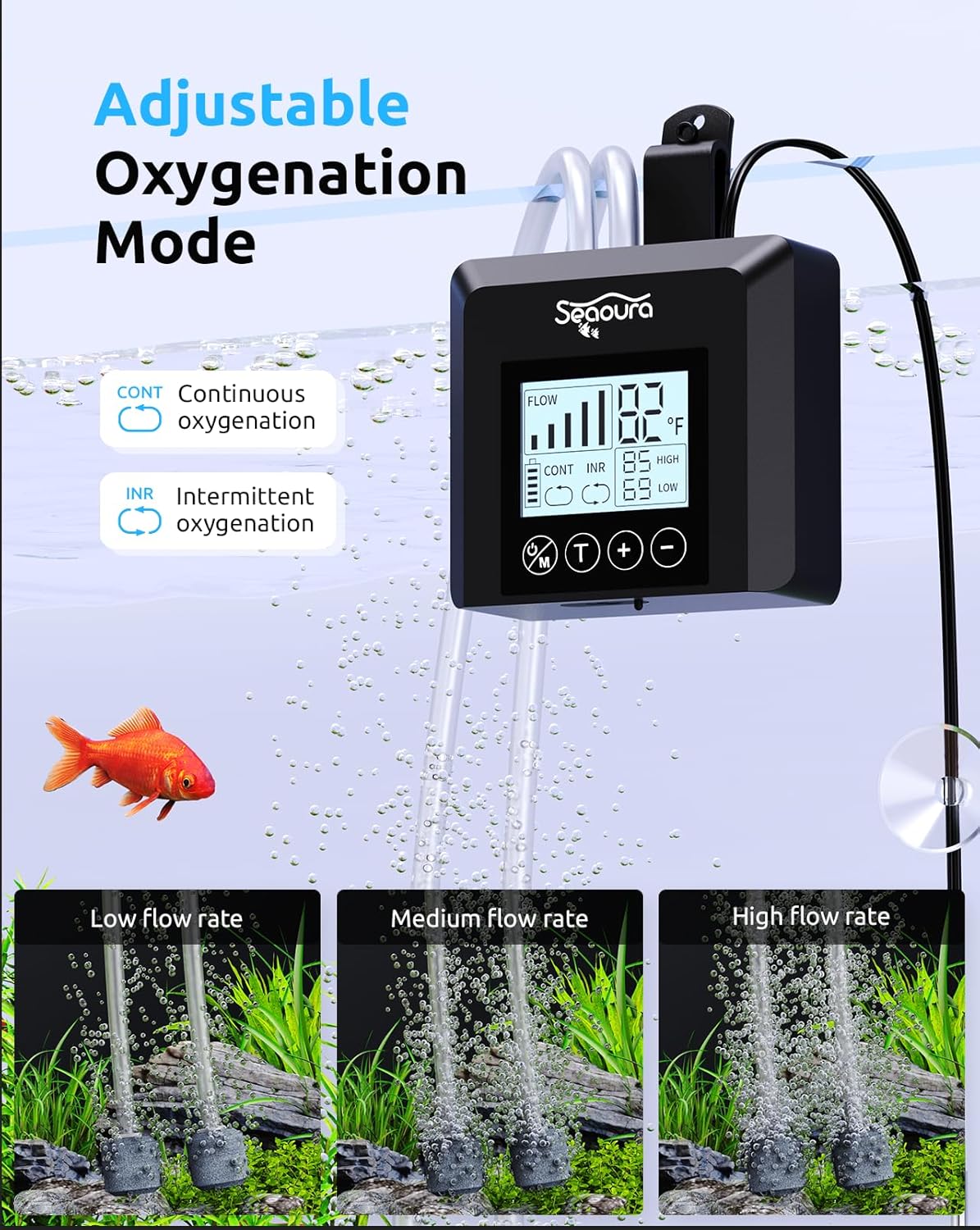 Seaoura ‎SR-206 Aquarium Air Pump