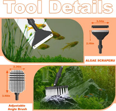 Seaoura SR-513 7 in 1 Multi Function Aquarium Cleaner Kit