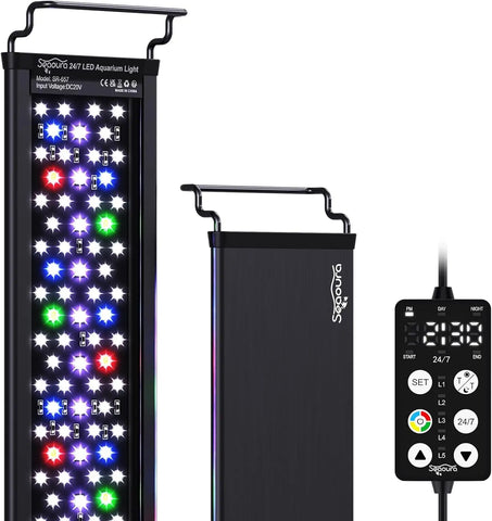 Seaoura SR-657  24/7 LED Aquarium Light Full Spectrum