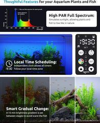 Seaoura SR-657  24/7 LED Aquarium Light Full Spectrum