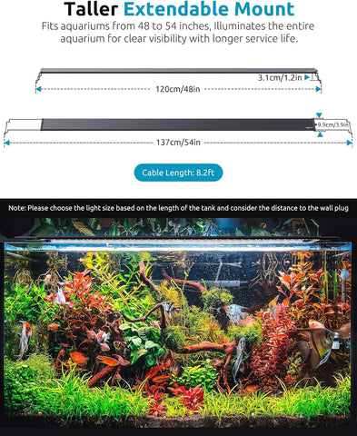 Seaoura SR-657  24/7 LED Aquarium Light Full Spectrum