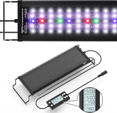 Seaoura SR-666 LED Aquarium Light with LCD Monitor