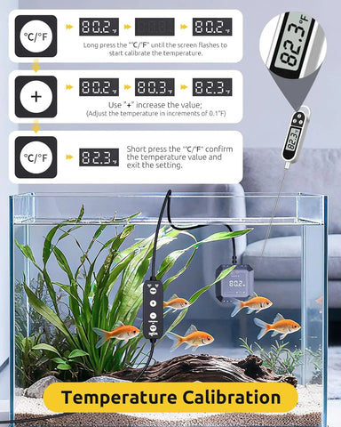 Seaoura SR-802 Aquarium Thermometer Submersible