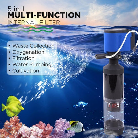 Seaoura Multi Function Aquarium Internal Filter Features