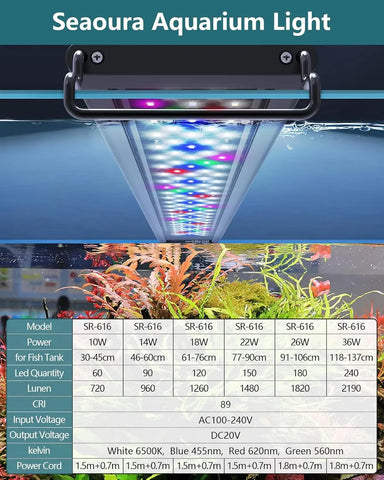 Seaoura SR-616 LED Aquarium Light