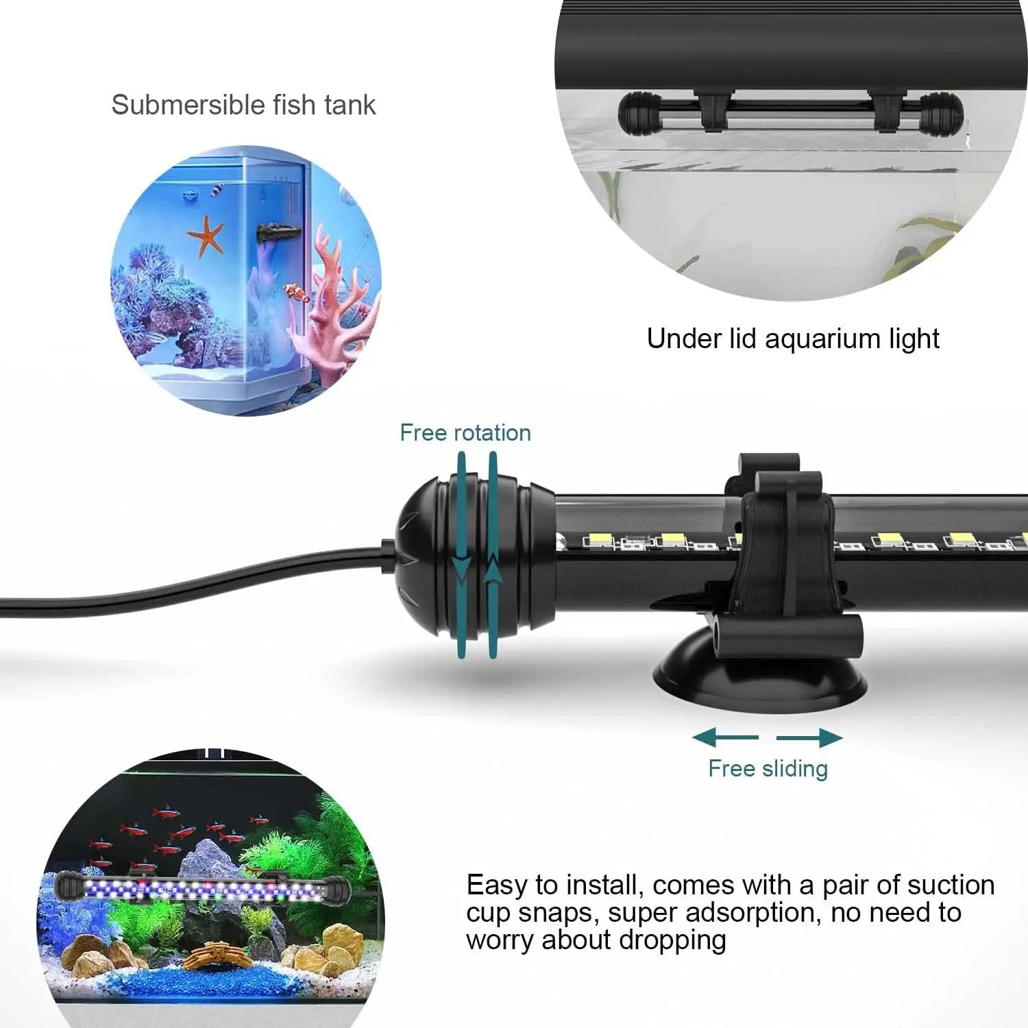 Seaoura SR-619 LED Submersible Aquarium Light