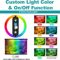Seaoura ‎SR-629 24/7 Full Spectrum Submersible Aquarium Light Color Options