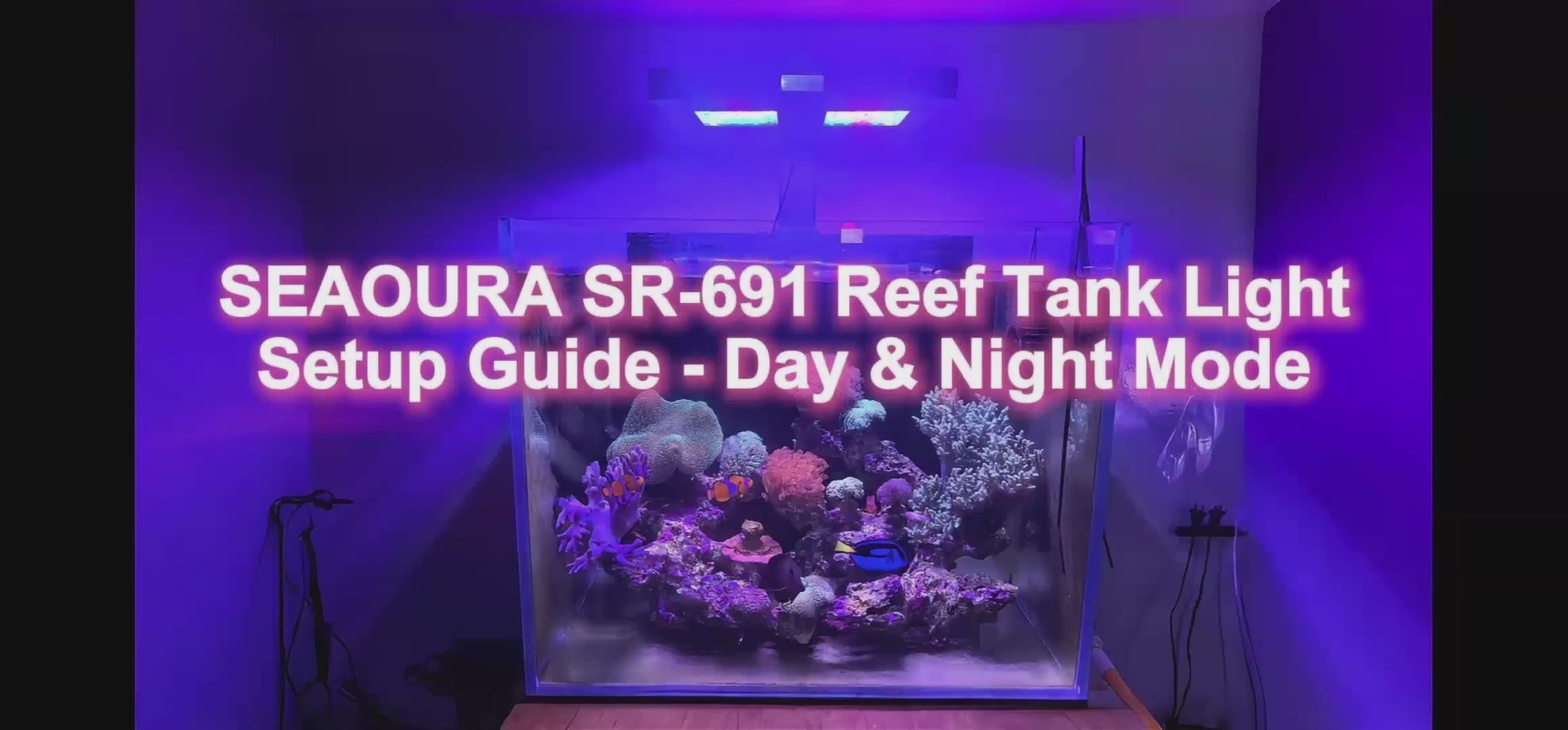 SEAOURA SR-691 120W Programmable LED Reef Coral Light