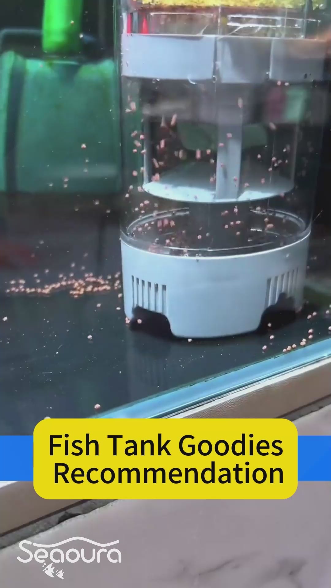 Aquabuddy 5-in-1 Submersible Aquarium Filter 2-Stage Internal Aquarium Filter